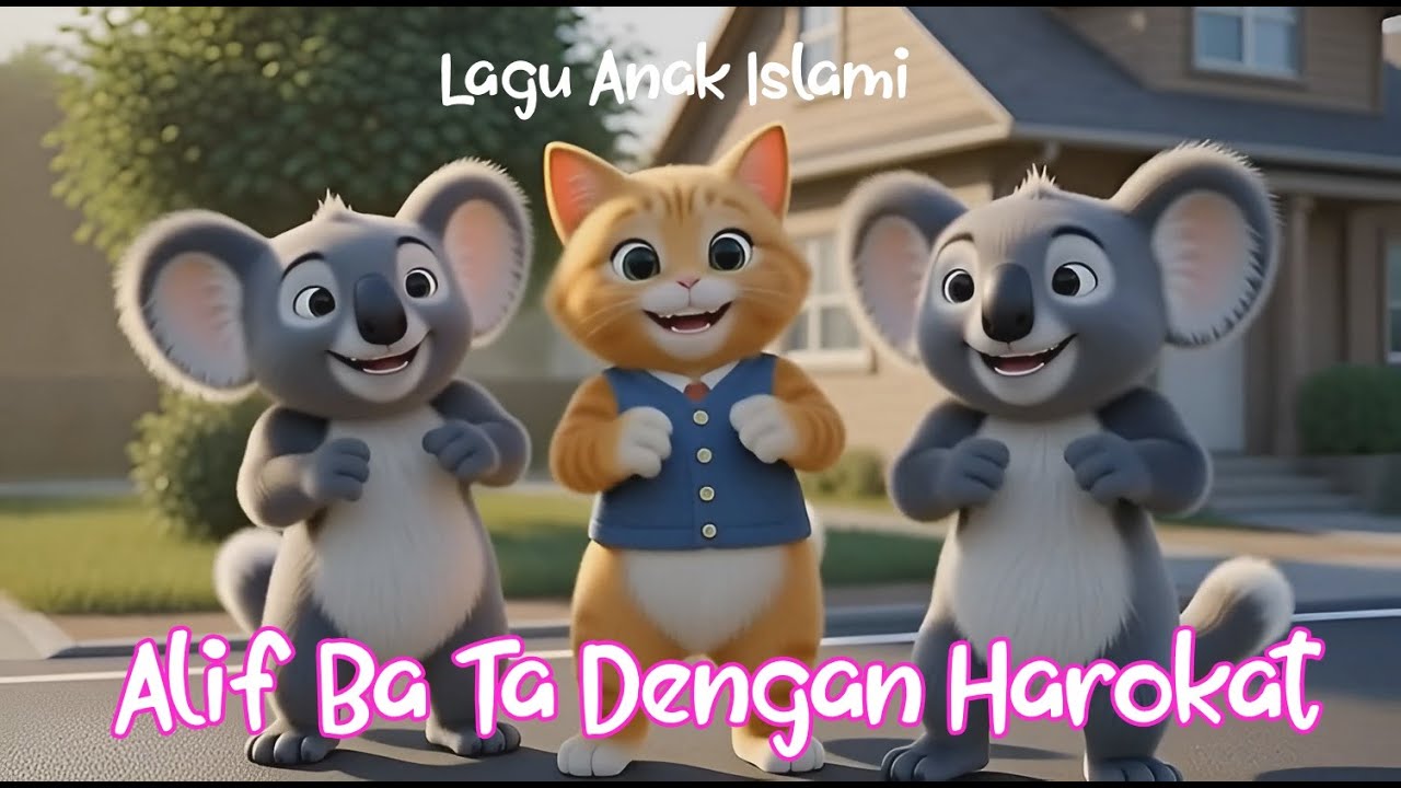 Huruf Hijaiyah dengan harokat - Lagu Anak Islami - belajar membaca Al-Qur'an