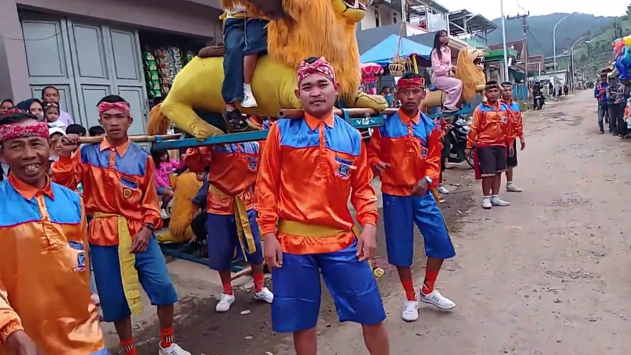 MG production tradisional local music and Depok lion mutual assistence