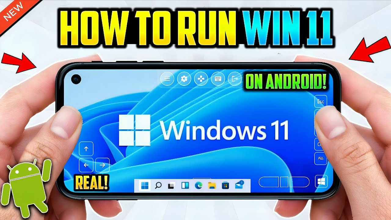 HOW TO INSTALL WINDOWS 11 ON ANDROID (NEW)
