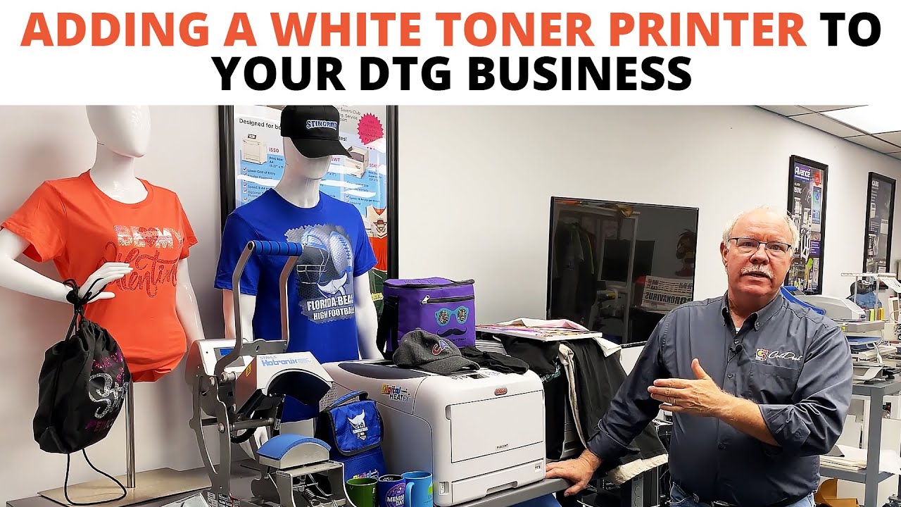 Adding White Toner Printing to your DTG Business