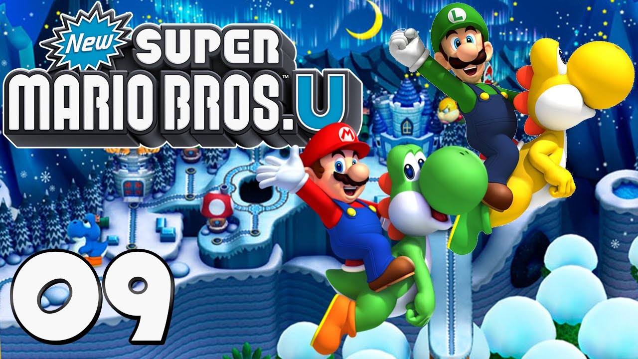 New Super Mario Bros U Wii U — Часть 9 — Frosted Glacier 100%