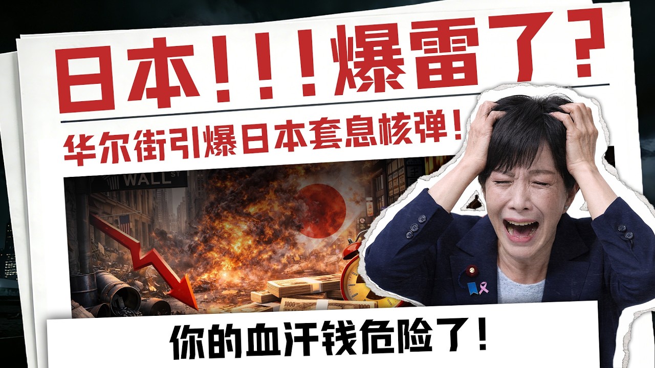 【紧急】日本经济患上绝症？日元狂跌砸穿160深渊？几万亿&ldquo;套息核弹&rdquo;随时引爆！日本央行面临绝望死局，强行加息恐引发全球史诗级大崩盘！美股惨遭血腥绞杀，普通人财富瞬间清零！