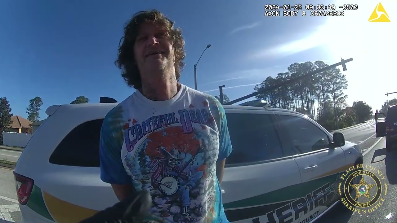 Suspect Arrested for Stabbing Stranger in Palm Coast | FCSO Bodycam