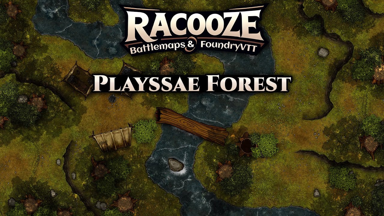 Playssae Forest - Dungeondraft Timelapse