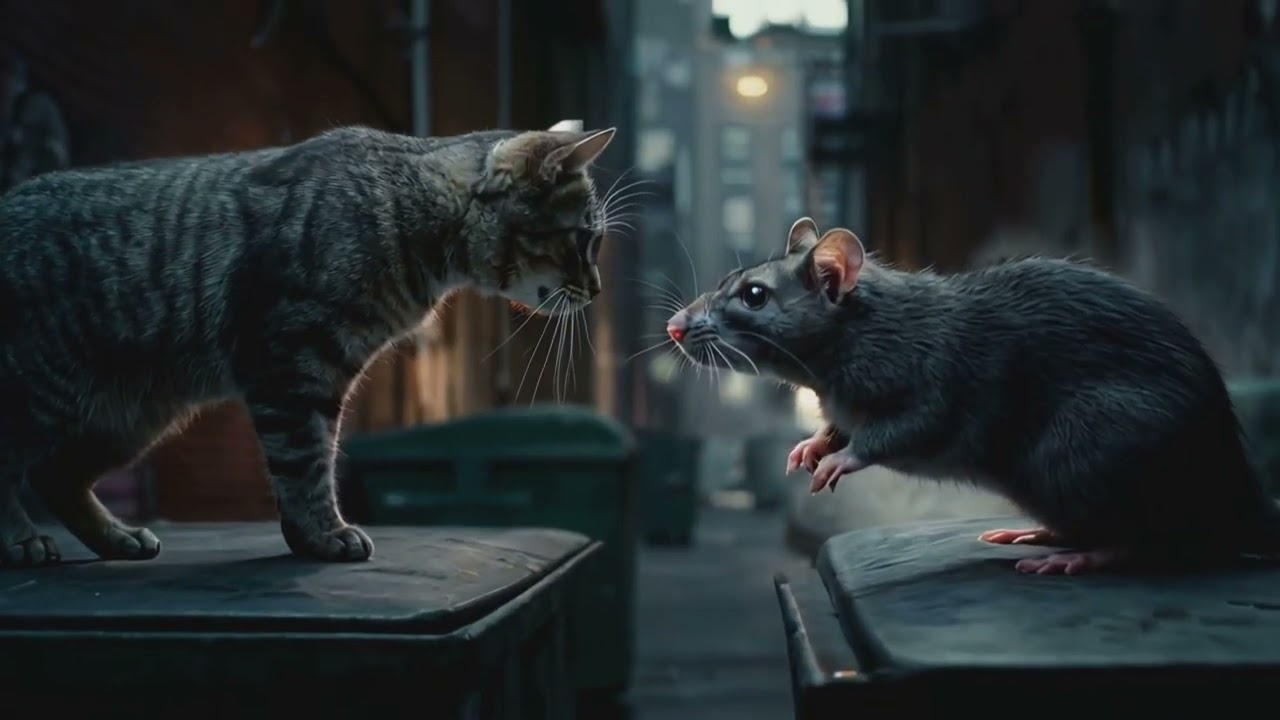 Epic Battle in NYC Alleyways: Cats vs Rats United Against Invaders! | Campbell Animated Tale 2025