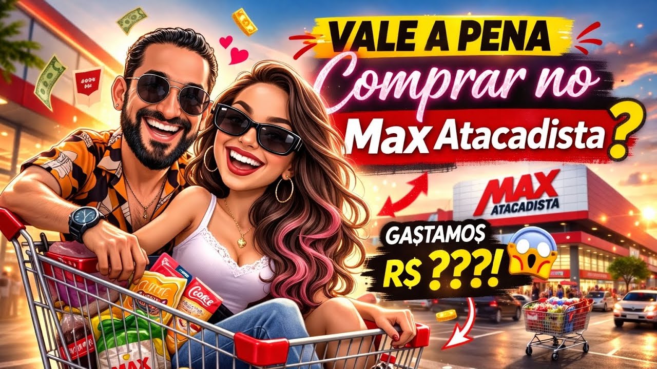 Vlog de compras 🛍️ Vale a pena comprar no Max Atacadista?