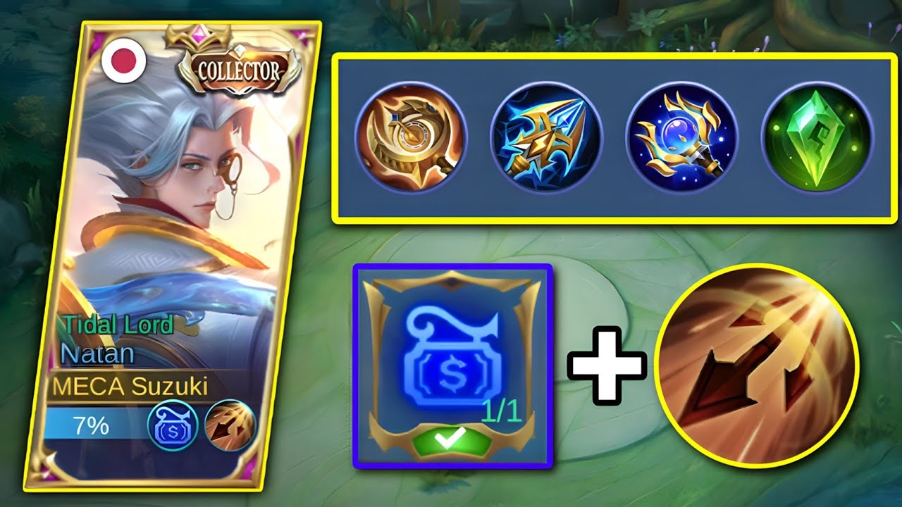 NATAN BEST BUILD BURST DAMAGE by Suzuki! | NATAN BEST BUILD 2023 GLOBAL NATAN -MLBB