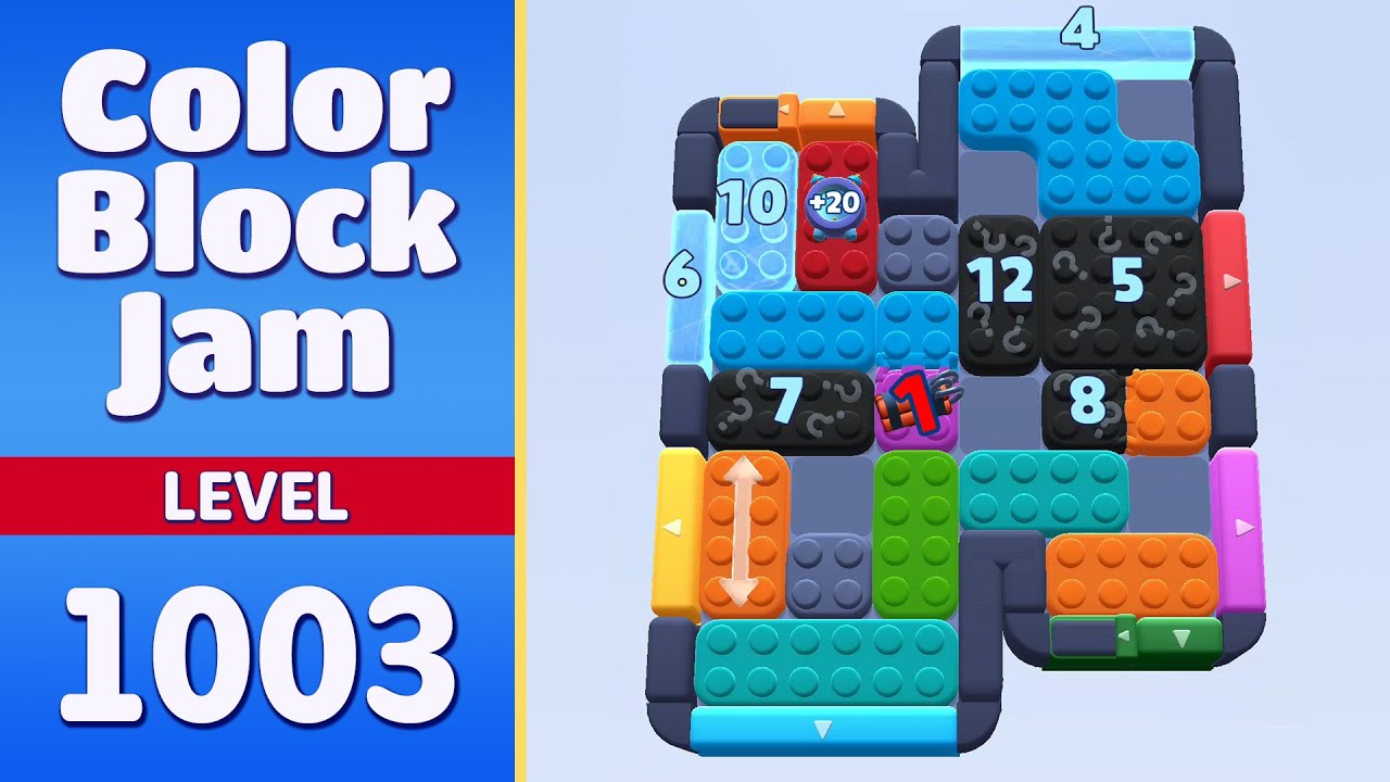 Color Block Jam Уровень 1003 (1004) | Полное прохождение и решение! 🎯
