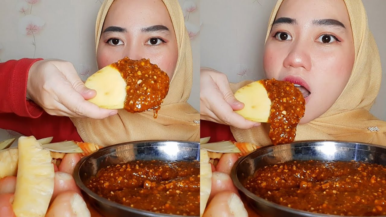 MUKBANG RUJAK BUAH ENAK |  RUJAK SEGER