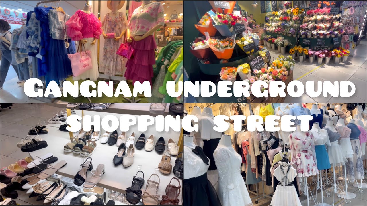 [Korea vlog] Gangnam underground shopping street