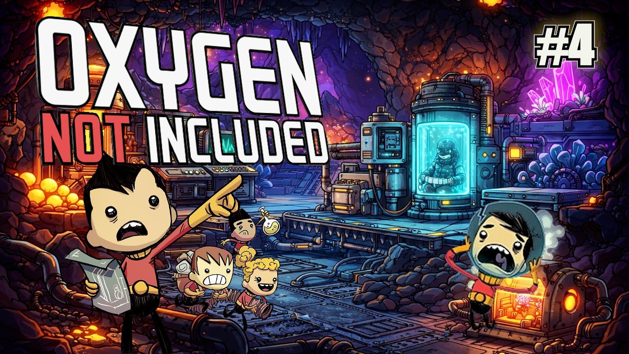 ПРОБУЕМ НОВЫЕ ТЕХНОЛОГИИ В OXYGEN NOT INCLUDED. №4