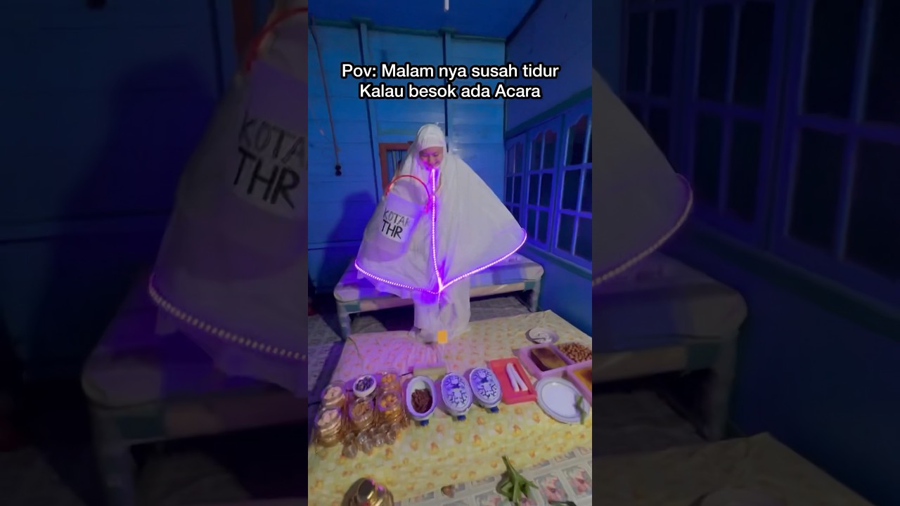 Mukena Shimmer dan Berlampu! Bikin Sakit dan IRI di Hari Raya Idul fitri #shorts Nasya kaila Nazifah