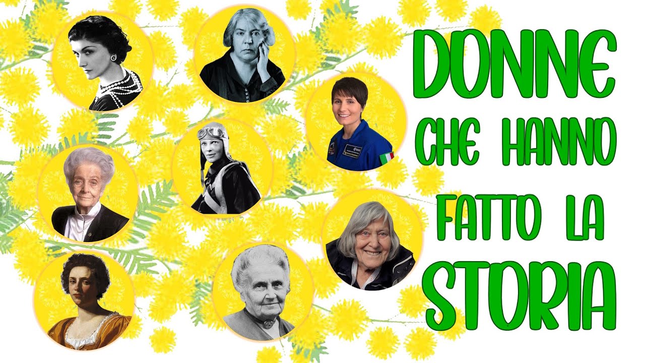 👩🏻‍🚀 DONNE CHE HANNO FATTO LA STORIA 👩🏼‍🔬 8 Marzo, Festa della Donna 👩🏻‍⚕️ + Attività Didattica 👩🏻‍🏫