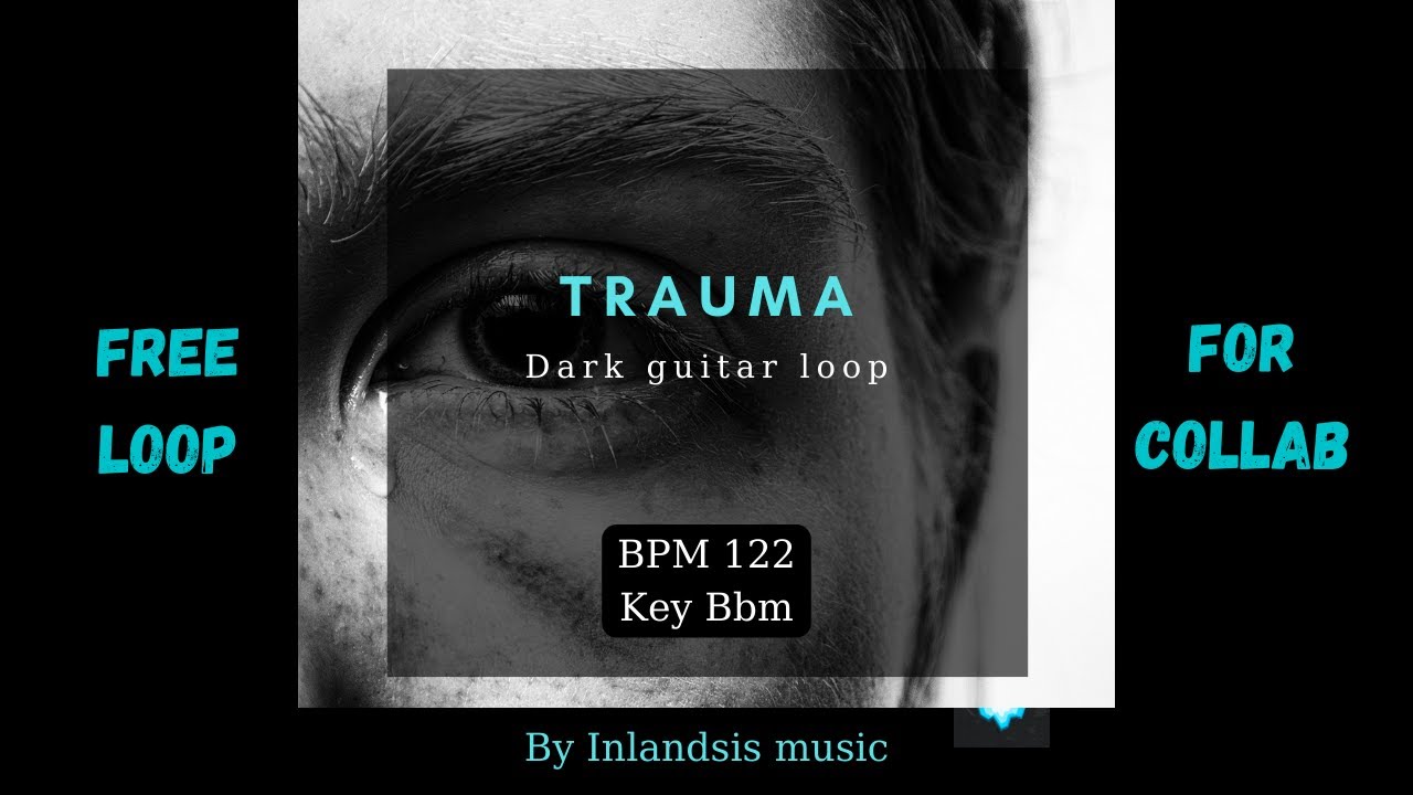 [FREE LOOP] Dark acoustic guitar loop "Trauma"  BPM 122 key Bbm