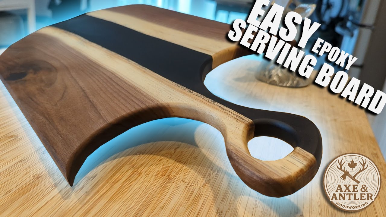 Making an Epoxy Resin Serving Board| Cheese Board| Charcuterie Board