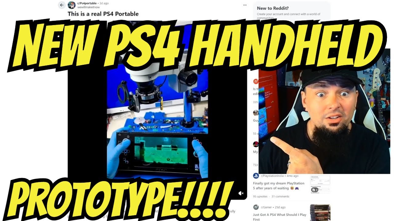 PlayStation NEW Portable Handheld Console Prototype 2026