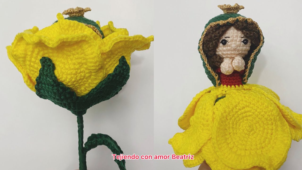 Rosa Virgen de Guadalupe reversible Pedido especial de rosa reversible 🙏😍