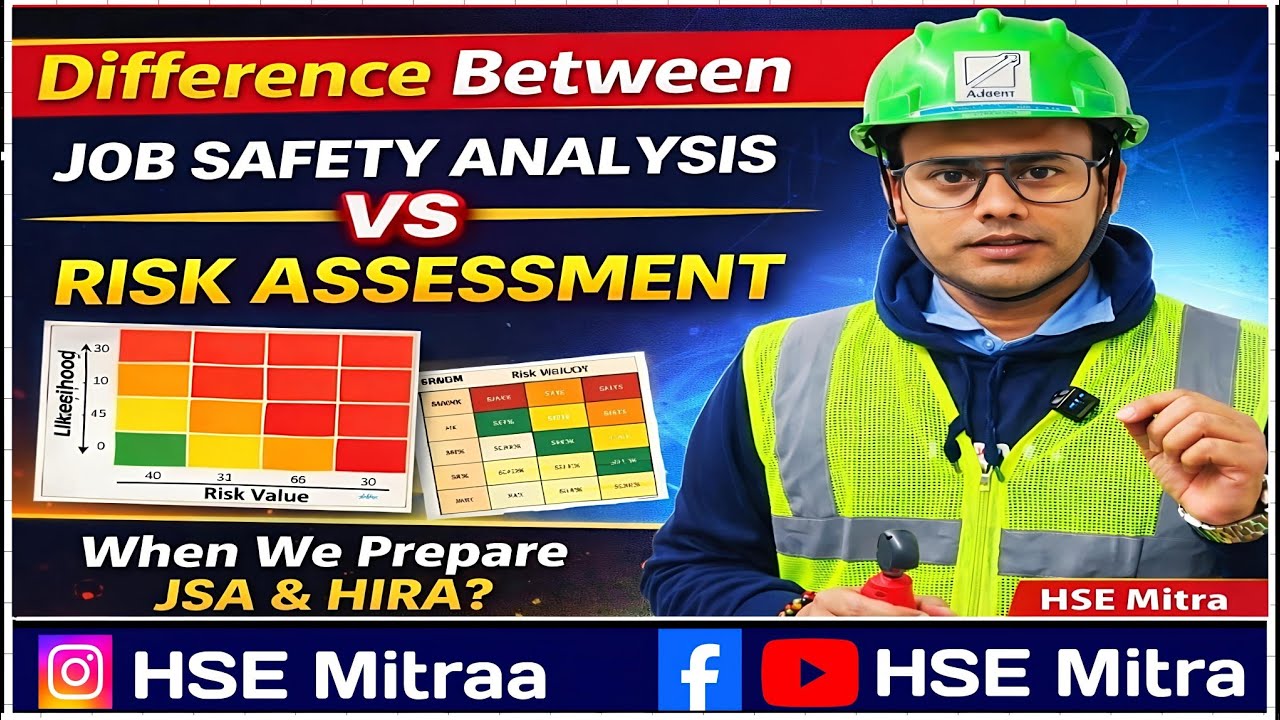 Difference Between JSA & HIRA | कब बनता है JSA? कब करते हैं Risk Assessment?