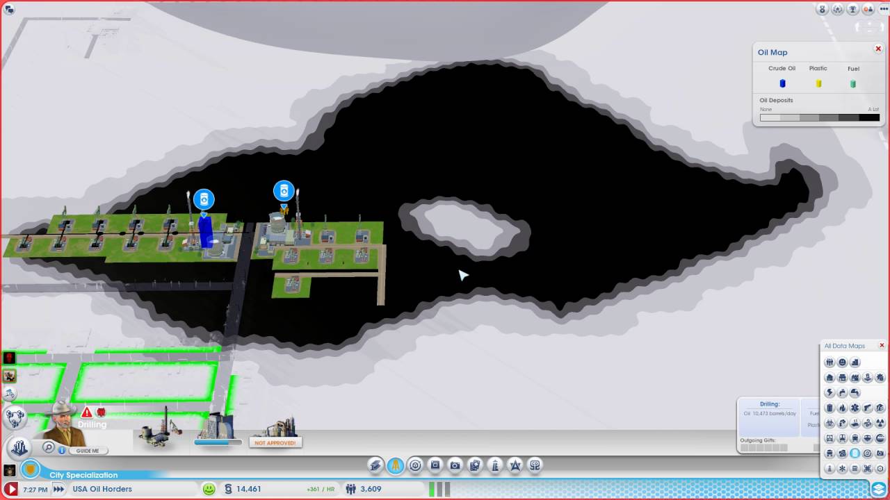 SimCity oil
