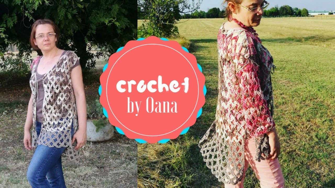 Cardigan facile &veloce all' uncinetto by Oana