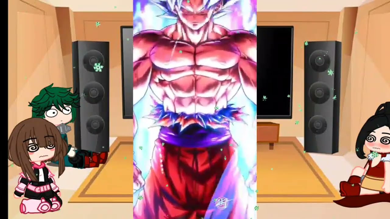 Los personajes de My hero academia reaccionan a Goku