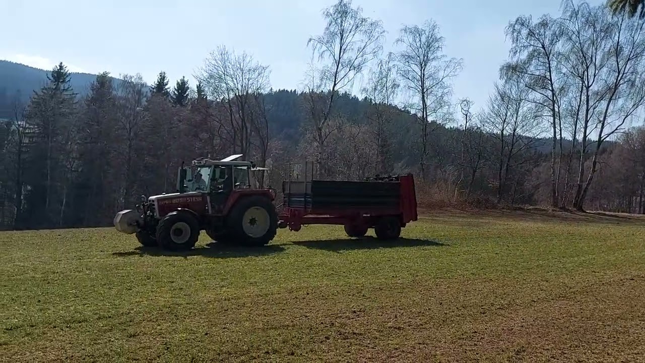 Erst Dünger 2022 mit ( Steyr 8090 turbo sk2)