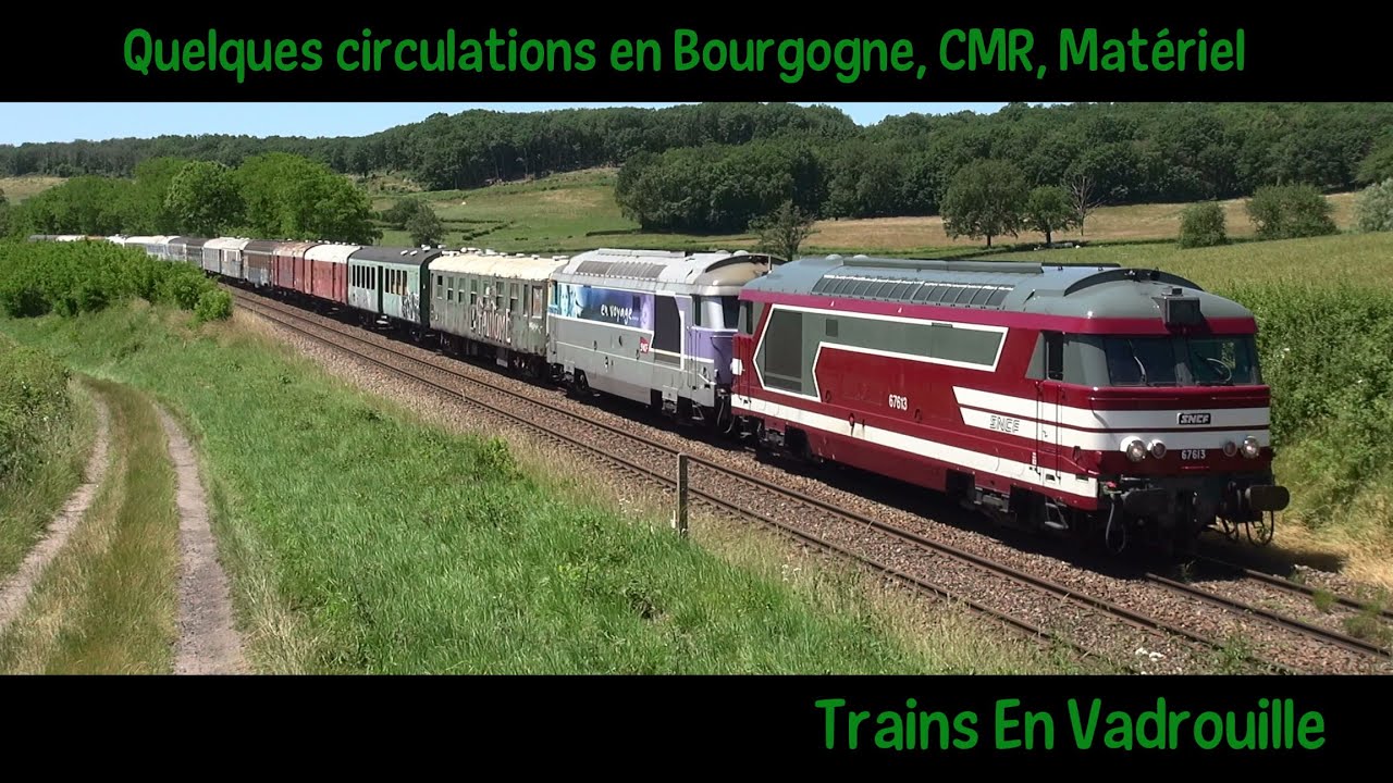 Quelques circulations en Bourgogne, CMR, Matériel