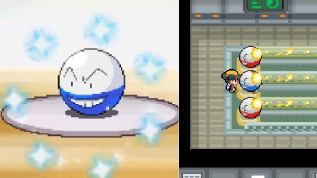 Live Shiny Electrode in HeartGold after 26,580 RAs