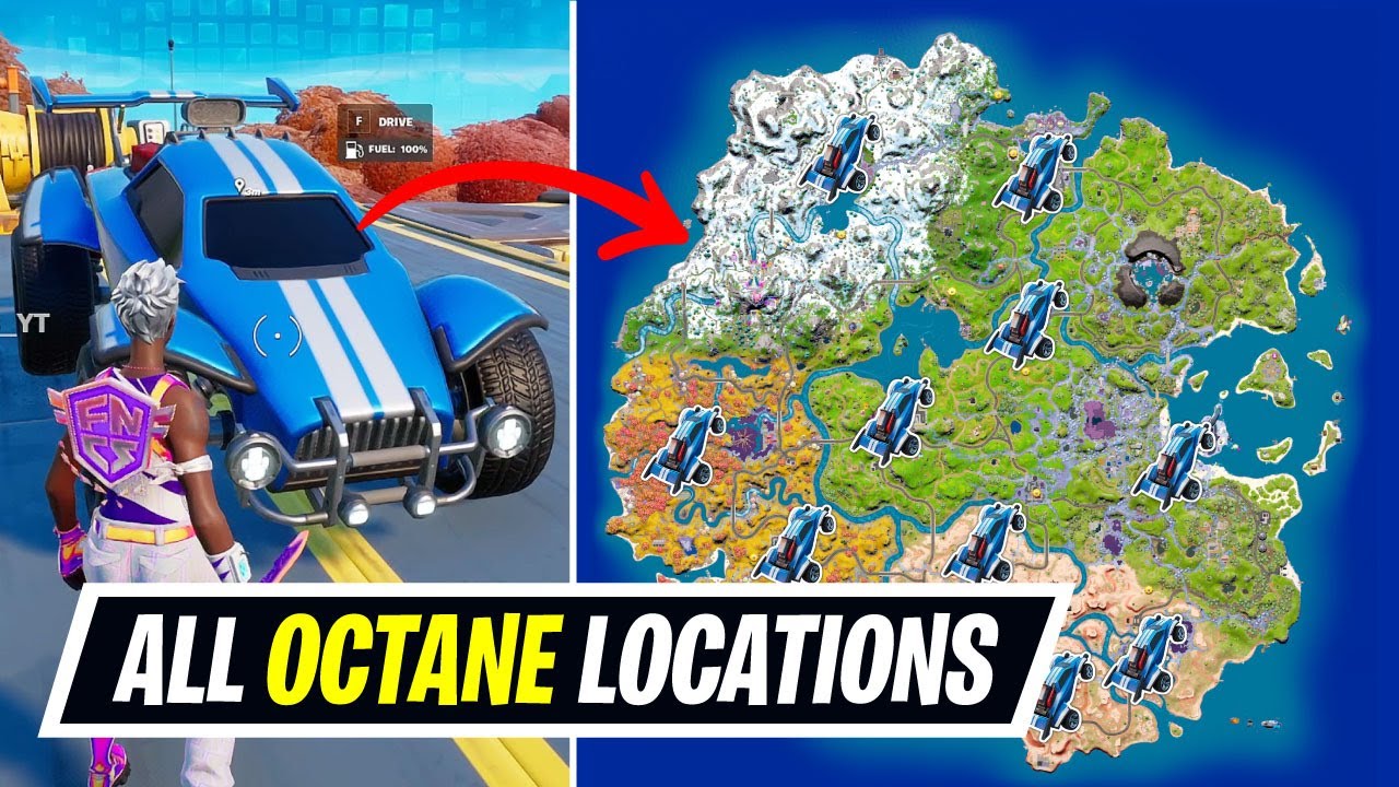 Fortnite All Octane Car Locations