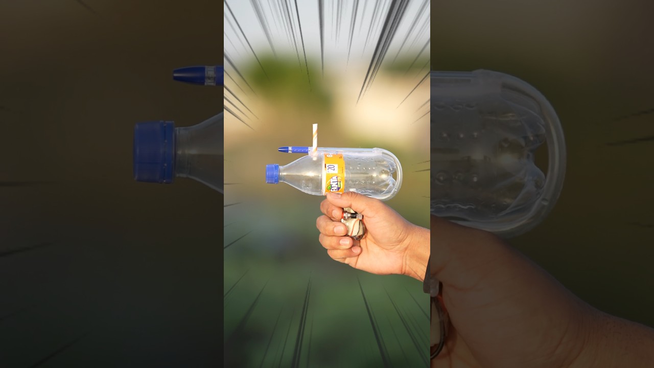Making Water Shooting Toy #shorts #devkeexperiment