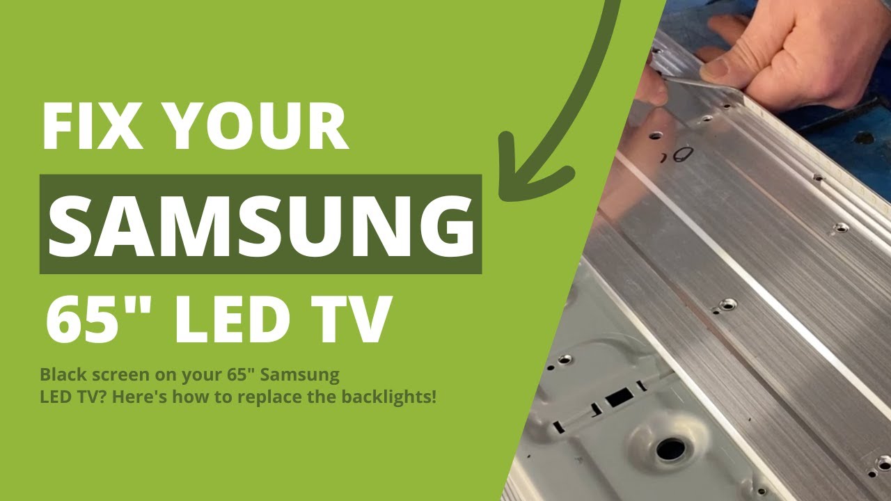 Samsung 65" TV Not Working - Black Screen - No Backlights - QN65Q6 - BN96 48108A