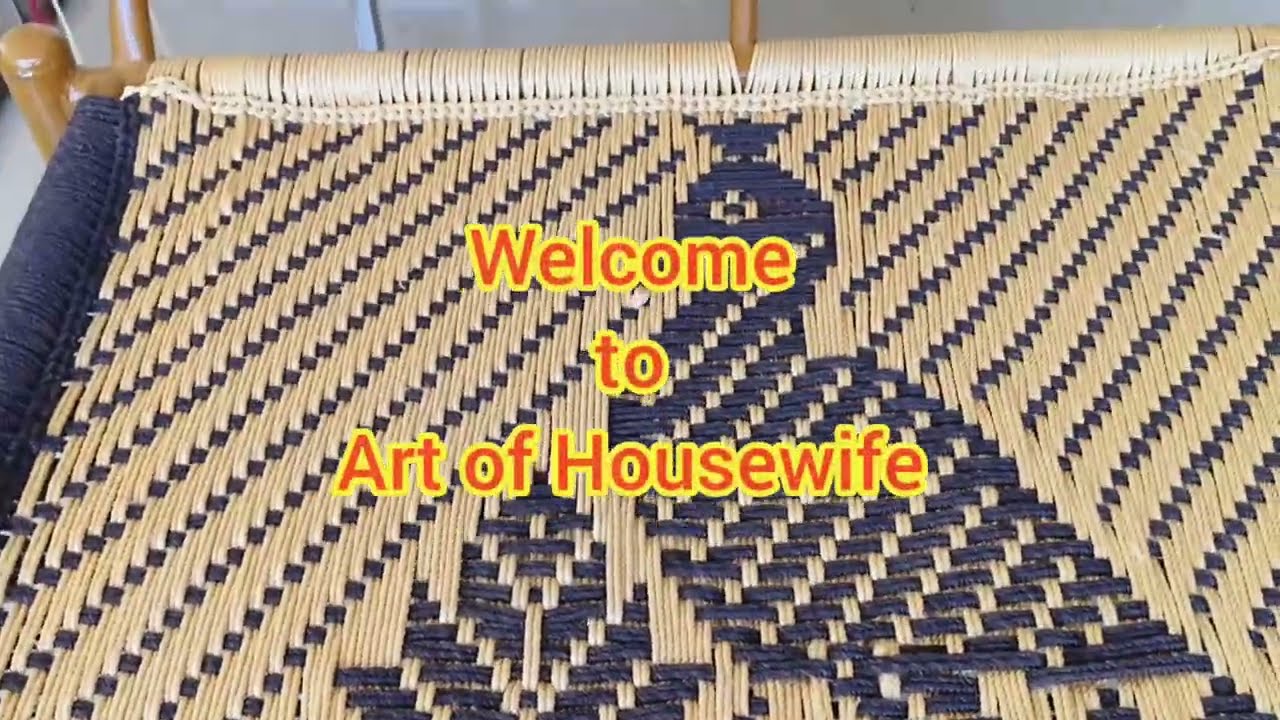 Charpai me Mor banaye part -3.charpai ki simple bunai.Charpai Design.@Art of Housewife