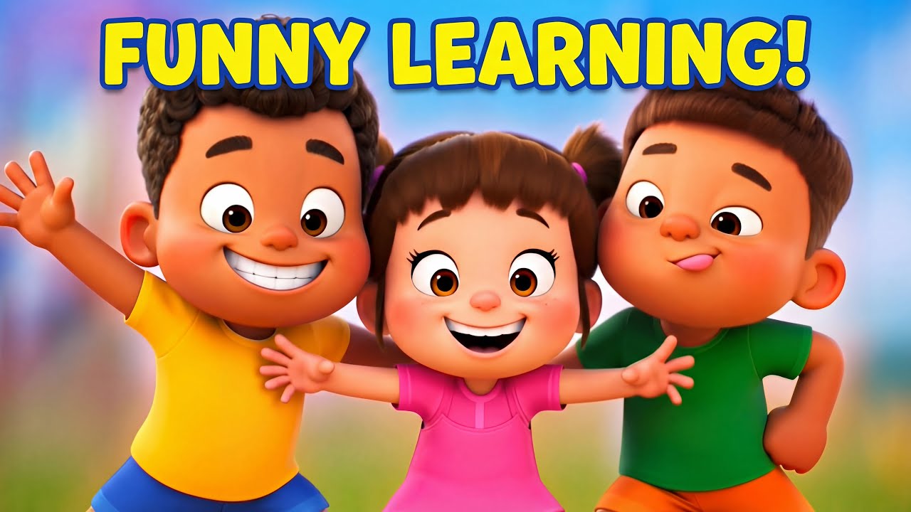 Funny Kids Learning Song 😂 | Jump, Spin & Laugh! | Toddler Fun Video