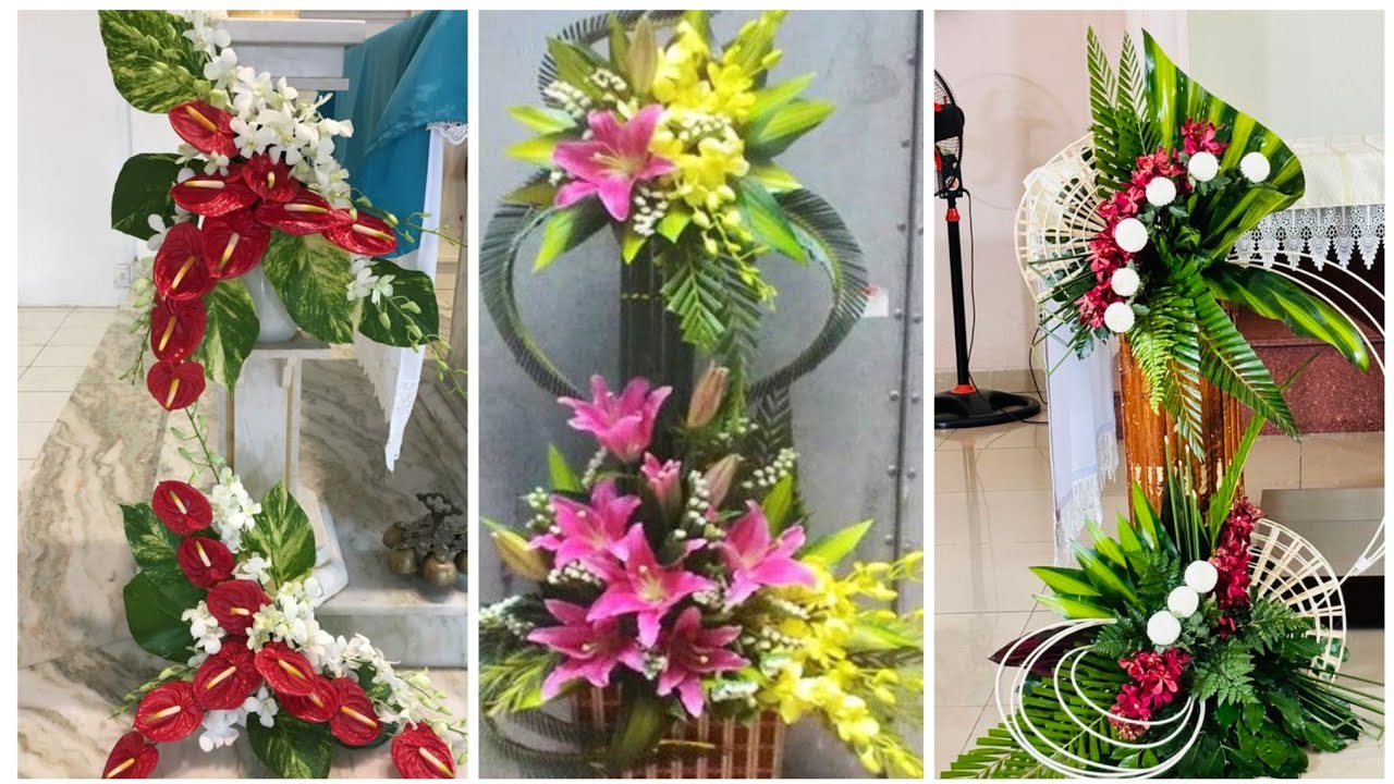 Best fresh flower Church arrangement and decoration 