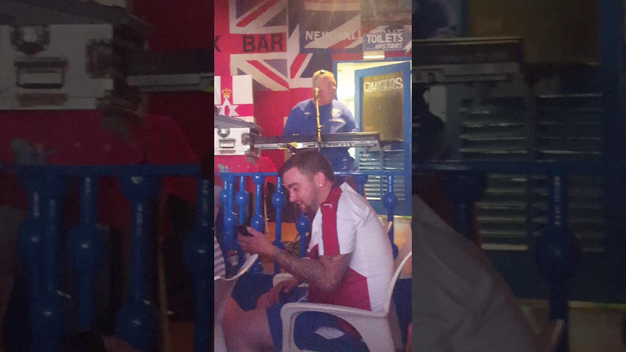 Ibrox bar tenerife August 2016