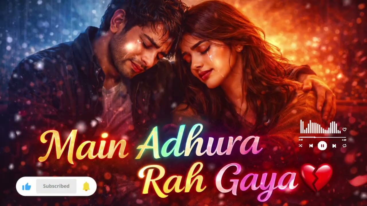 Main Adhura Rah Gaya 💔 | Heart Touching Hindi Sad Song 2026 | Emotional Bollywood Breakup Song