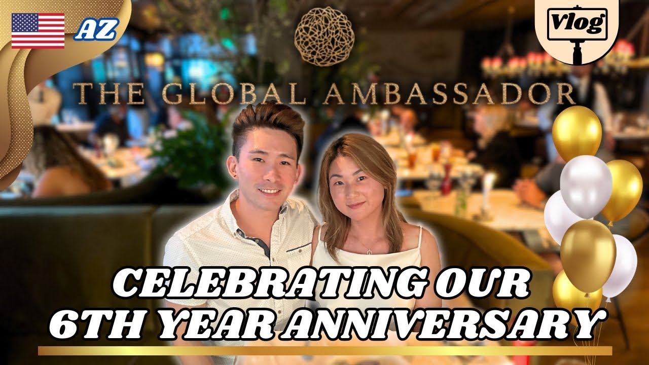 Our 6th Year Anniversary at The Global Ambassador in Phoenix AZ | Staycation Arizona Vlog