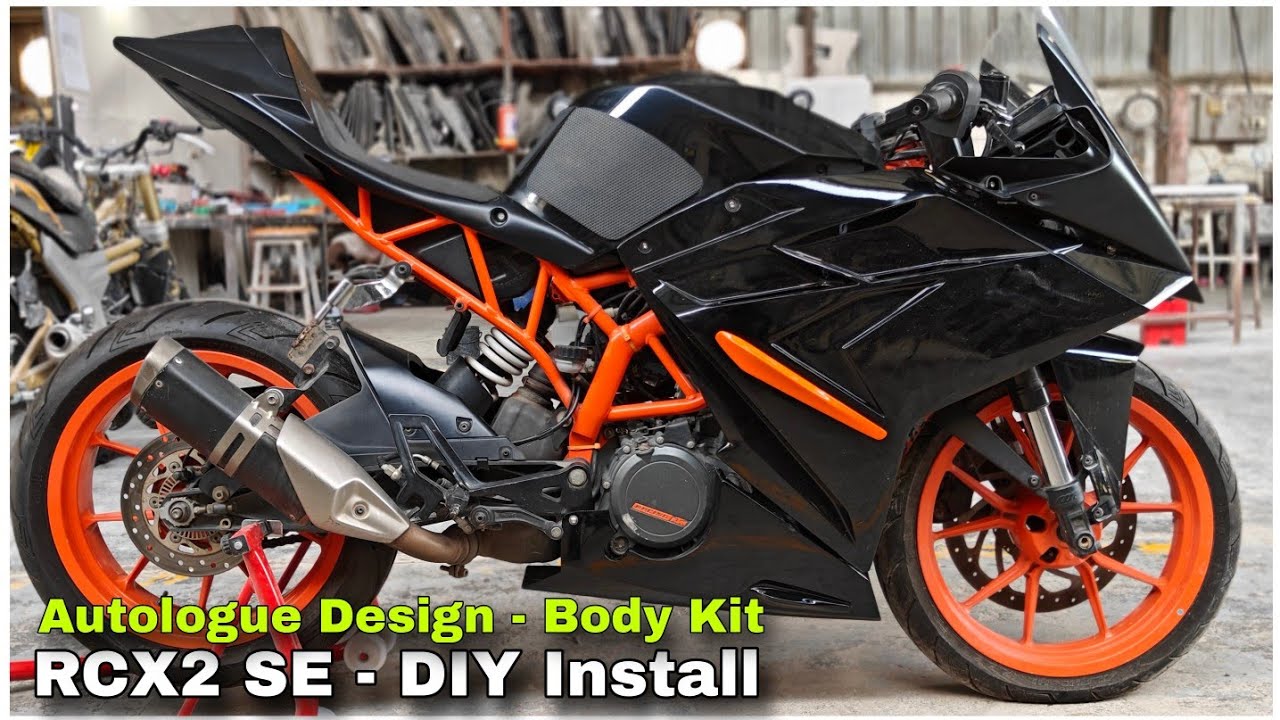 KTM RC 390 200 Modifications | Autologue Design Body Kit | RCX2SE | DIY Install Steps | DNA VLOGS