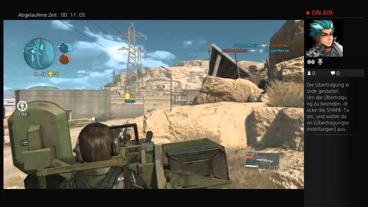 PS4-Live-&Uuml;bertragung von Sulfiqar - Metal Gear Solid V Online