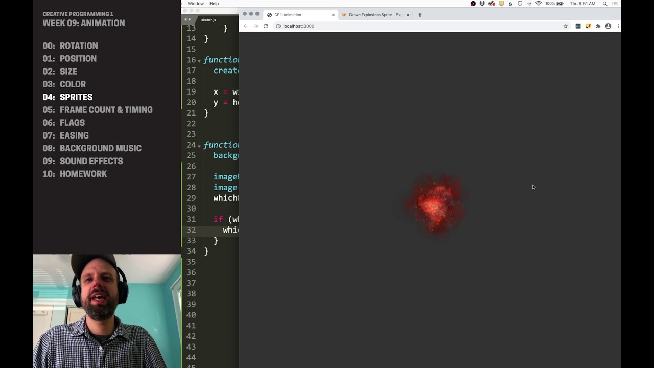 CP1: Animation in P5JS – Sprites
