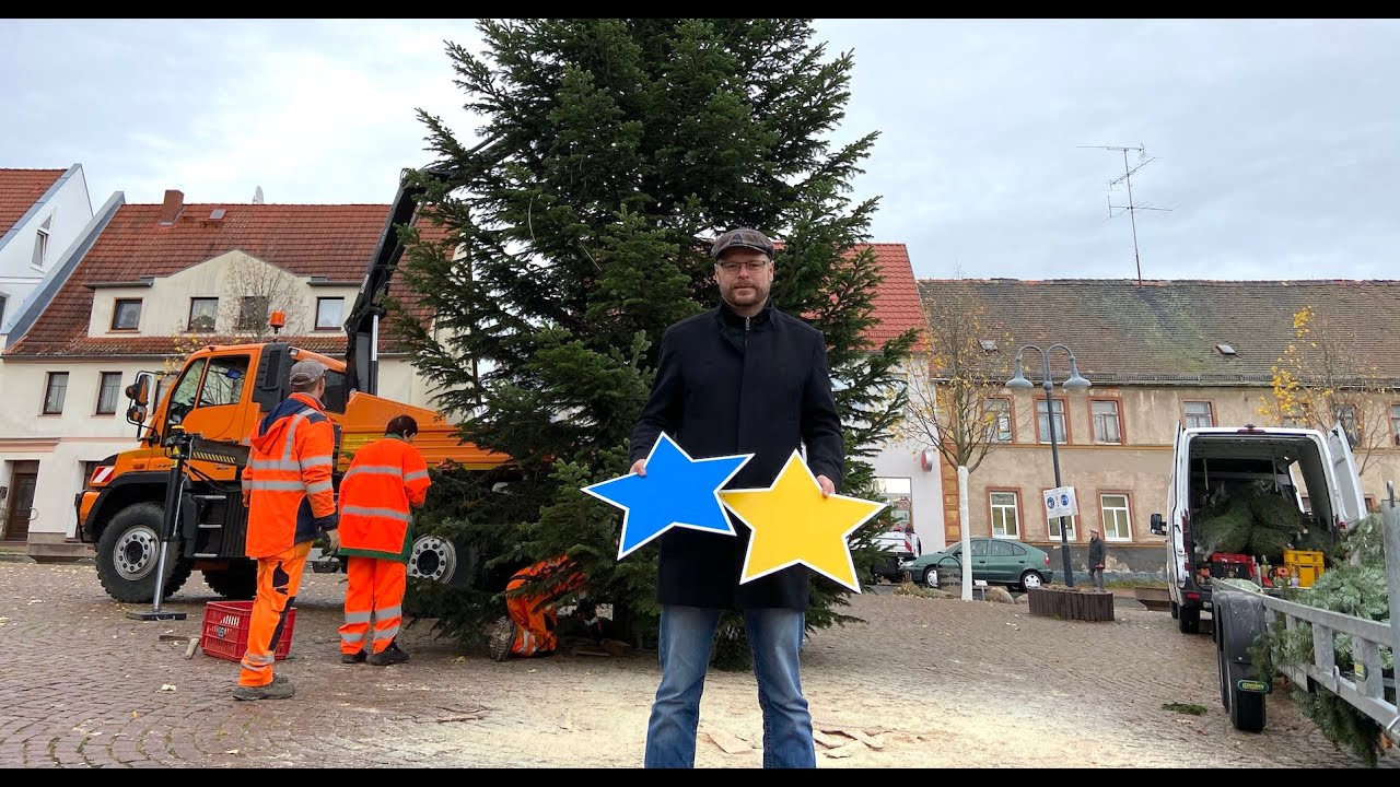 Taucha: Der Weihnachtsbaum 2020 ist da!