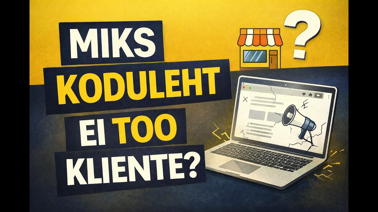 Miks enamik Eesti kodulehti ei too päringuid?
