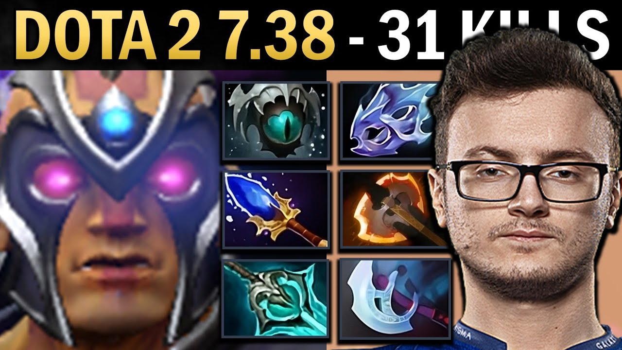Anti-Mage Gameplay Miracle with 31 Kills and Battlefury - Dota 7.38