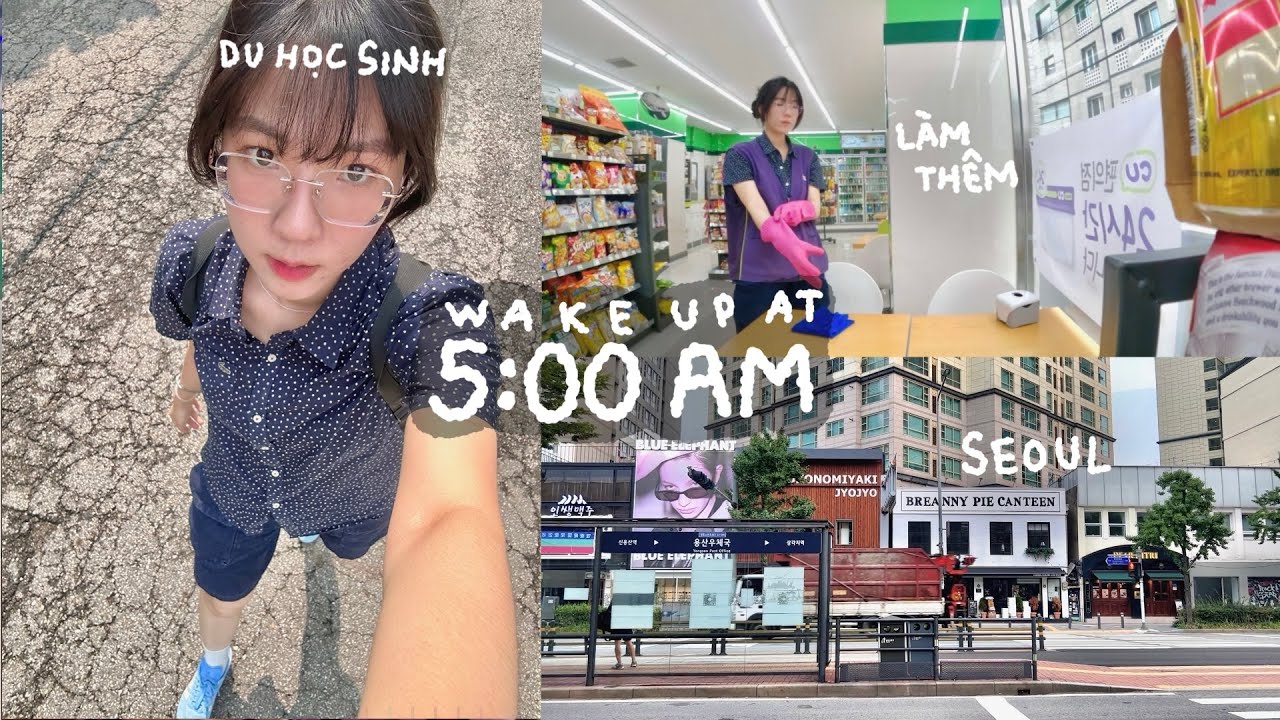 [ep.16] thức dậy lúc 5 giờ sáng để bôn ba | du học sinh Hàn Quốc