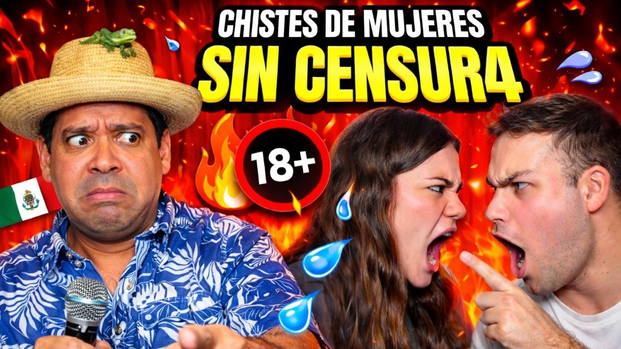 🇪🇸  PAREJA ESPAÑOLA REACCIÓNA a CHISTES de MUJERES SIN CENSURA de EL COSTEÑO **Batalla de chistes**