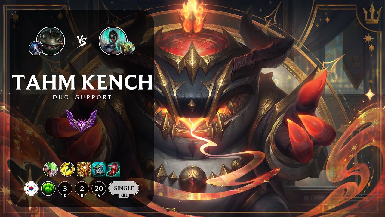 Tahm Kench Support vs Karma - KR Master Patch 14.6