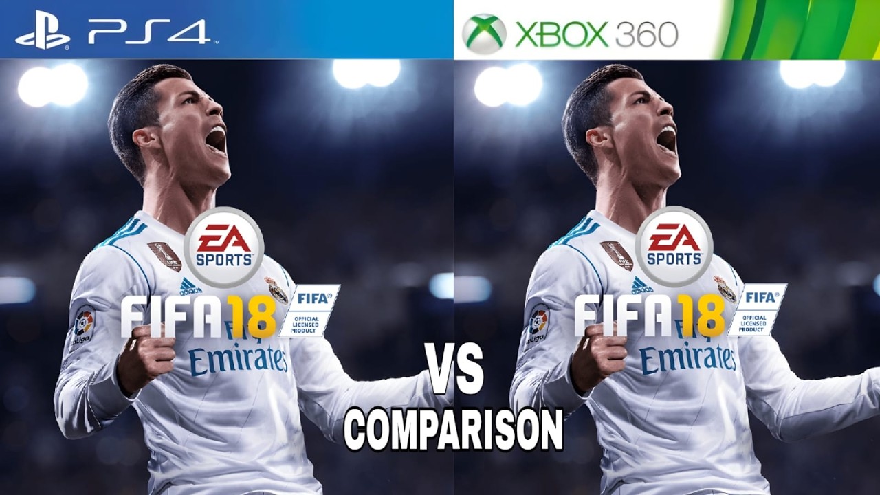 FIFA 18: PS4 против Xbox 360