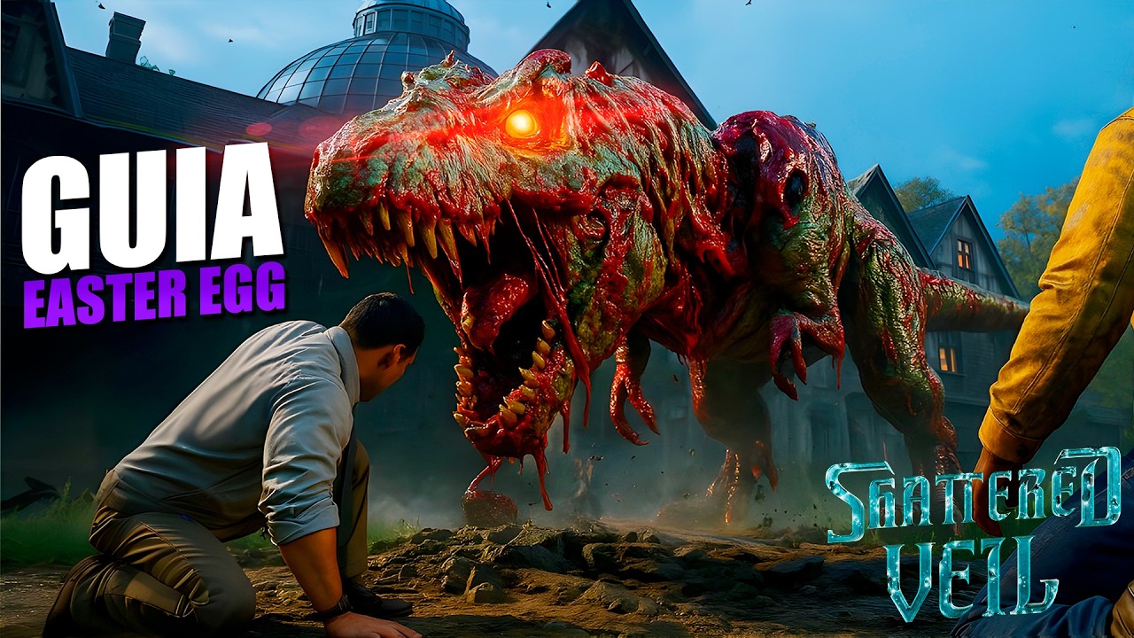 🧠 GUÍA COMPLETA del EASTER EGG PRINCIPAL en SHATTERED VEIL 🦖💥 | Tutorial Black Ops 6 Zombies