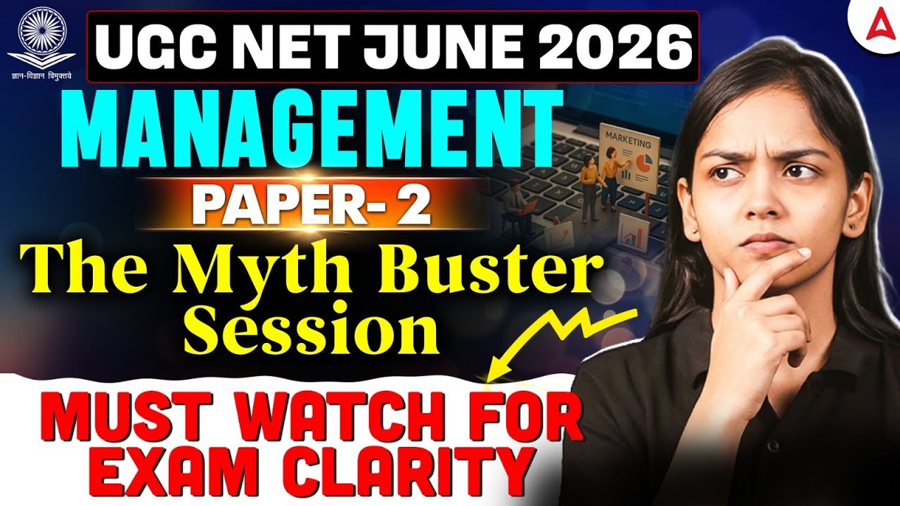 UGC NET Management | UGC NET Management The Myth Buster Session By Kanupriya Mam
