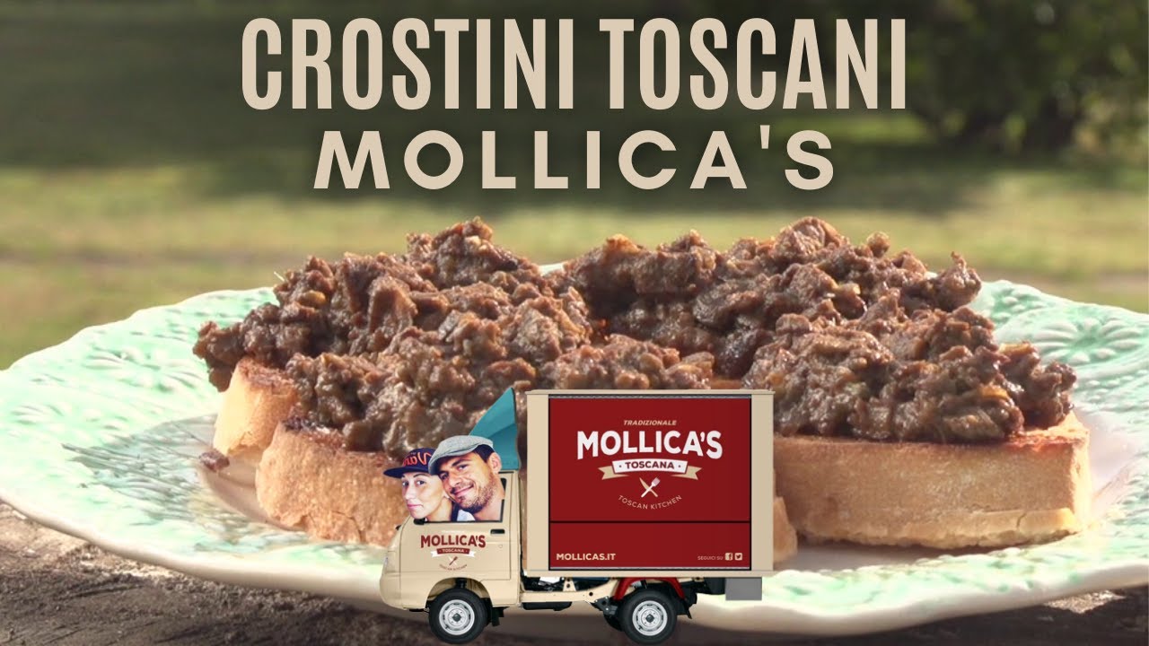 CROSTINI TOSCANI CON I FEGATINI - Le ricette del Mollica's